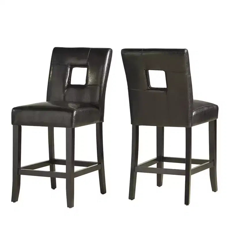 Phelan Keyhole Counter Stools - Set of 2 - iNSPIRE Q
