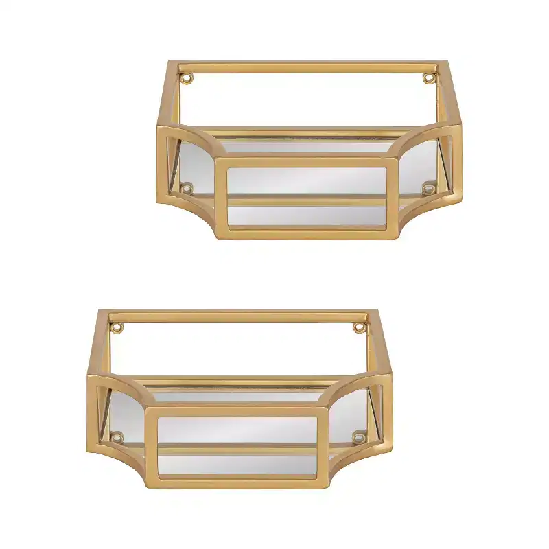 Kate and Laurel Ciel Floating Wall Shelf Set