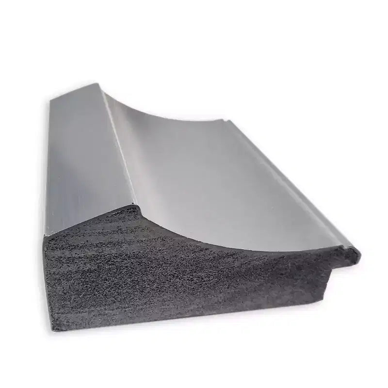 42" x 30" Non-Beveled Peak Polished Nickel Wall Mirror - Amanti Art: Includes Mounting Hardware, Modern Style