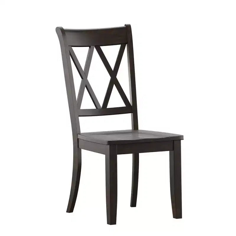 South Hill Double X Back Wood Dining Chairs (Set of 2) - iNSPIREQ