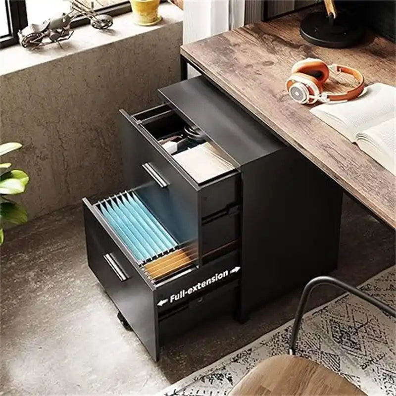 2 Drawer File Cabinet - 15.7D x 18.1W x 25.6H