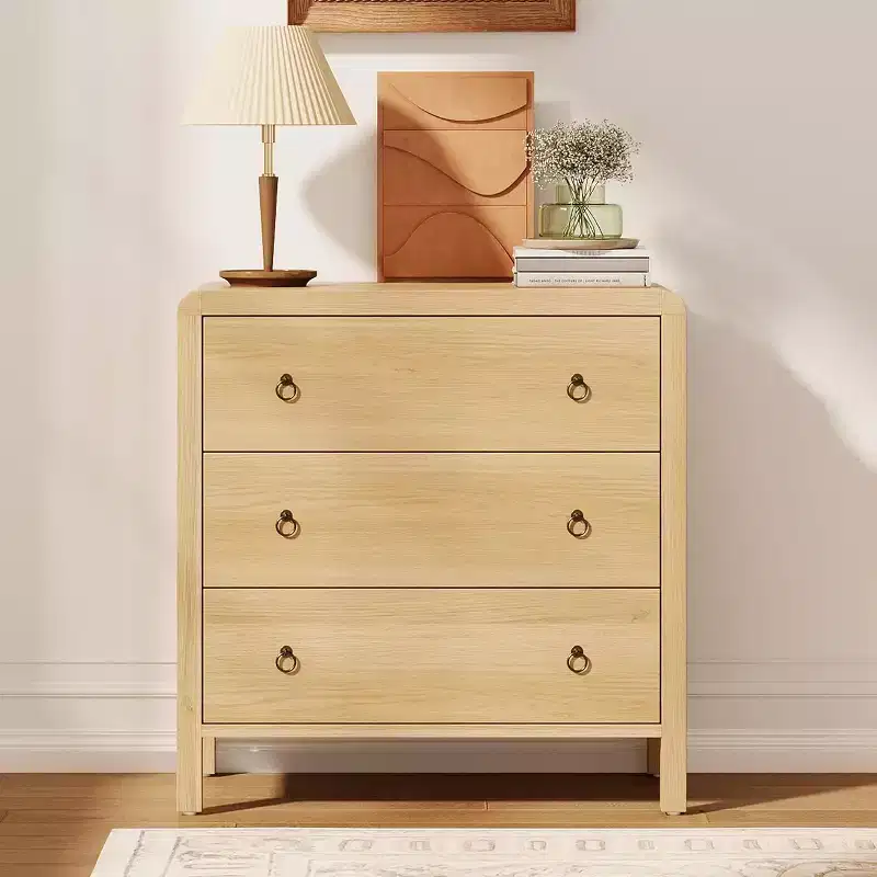 3 Drawer Dresser for Bedroom, Chest of Drawers, Closet Dresser Storage Cabinet Organizer for Bedroom, Living Room, Hallway