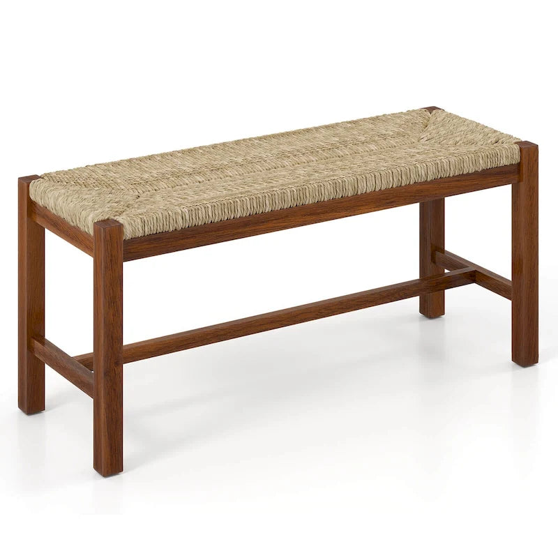40 Long Wood Bench Indoor Dining Entryway End of Bed Bench - See Details