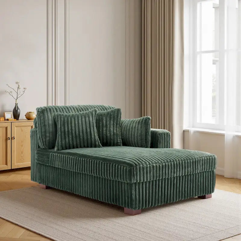 Oversized Right-Facing Chaise Lounge Sofa for Living Room