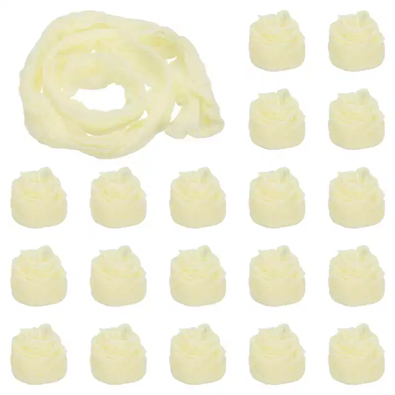Unique Bargains Nylon Mesh DIY Craft Tensile Stocking Flower Fabric 20 Pcs 26