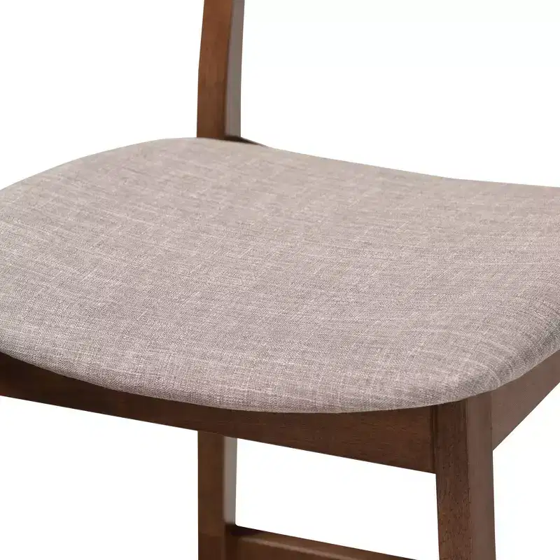 Set of 2 Larine Wood Counter Height Barstools - Baxton Studio