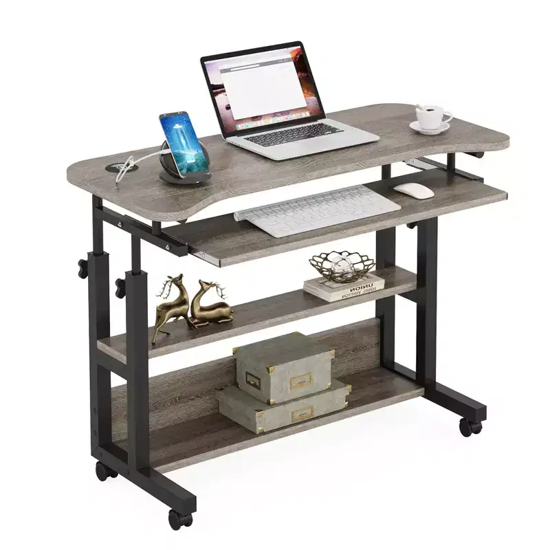 HeightAdjustable Portable Desk with Keyboard Tray