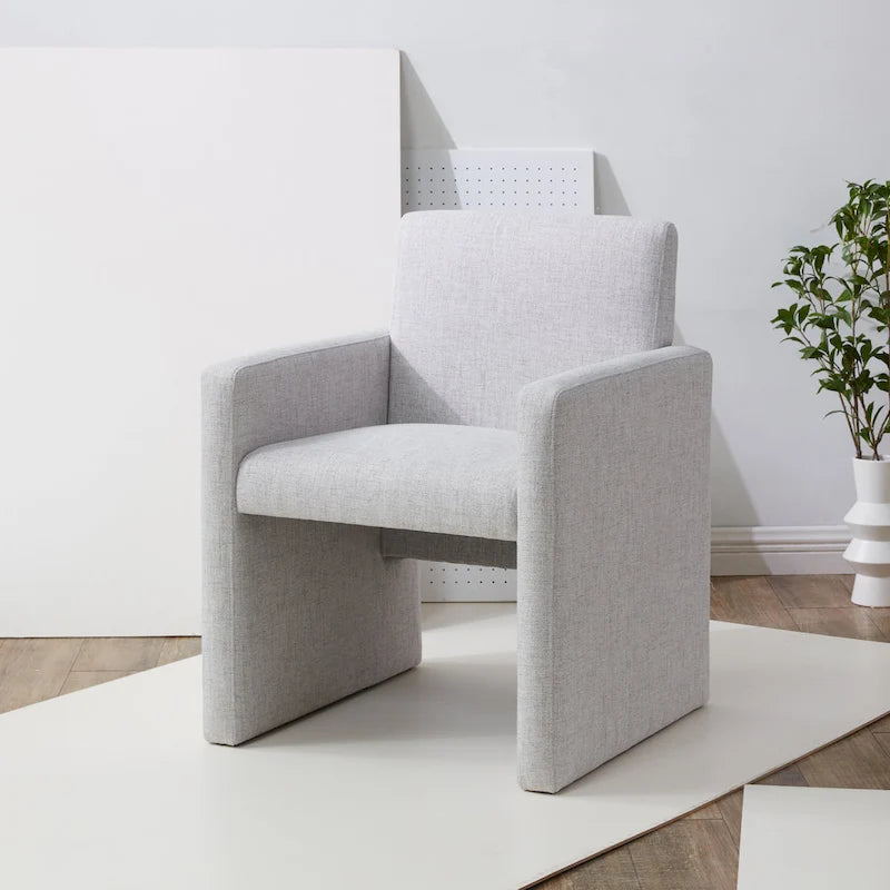 Linen Arm Chair - 26W x 25D x 33H
