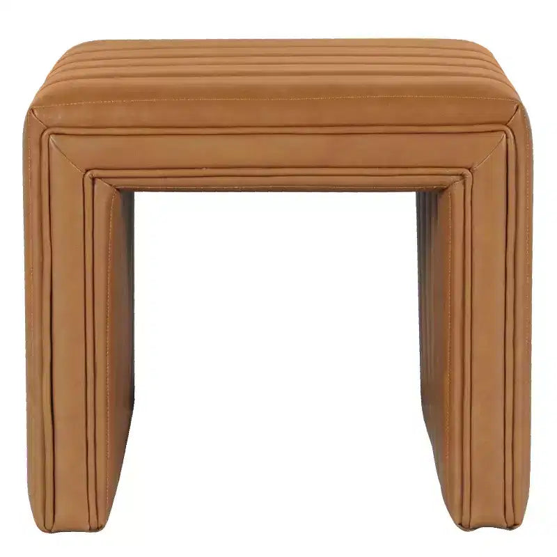 Okak Modern Single Rectangle Top Accent Small Ottoman,Upholstered Footstool Makeup Stool for Bedroom,Living Room