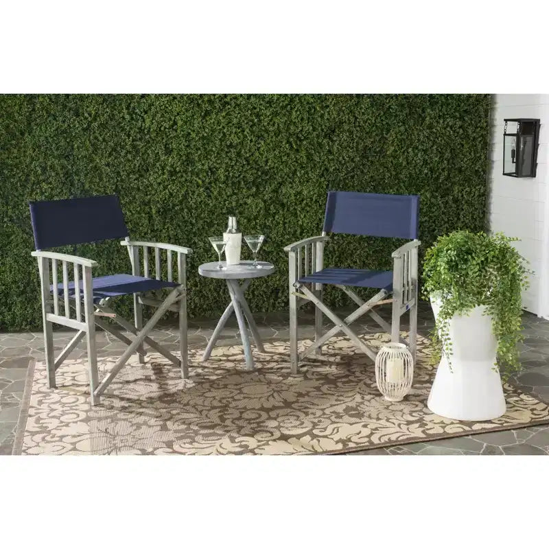 Laguna Director Chair Indoor/Outdoor (Set of 2) - PAT7004 - Safavieh