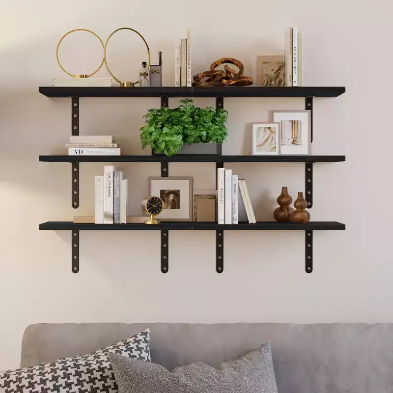 Lavish Home Set of 6 Floating Shelves