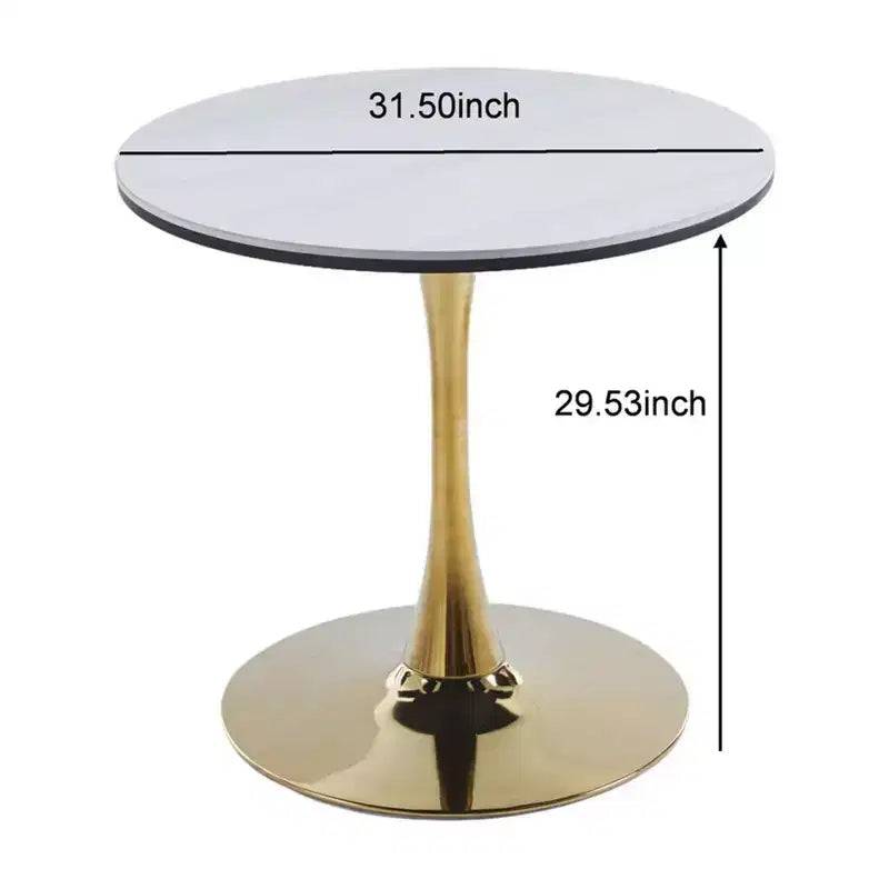 Modern minimalist design, suitable for dining room, living room, or casual coffee table