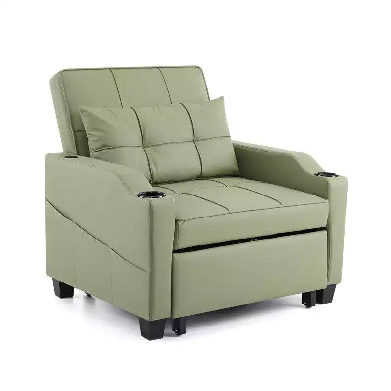 35.04 Inch Wide Single Sofa Bed