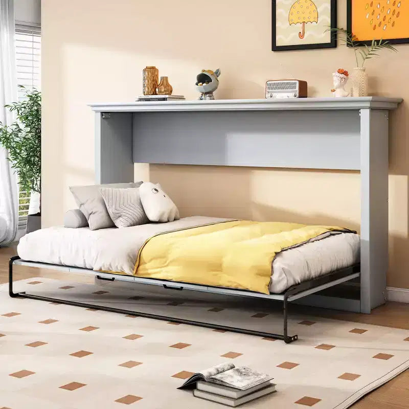 Clihome Twin Size Murphy Bed, can be Folded into a Cabinet